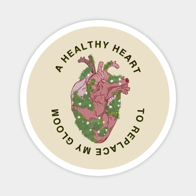 Healthy Heart Magnet by Creighcreigh